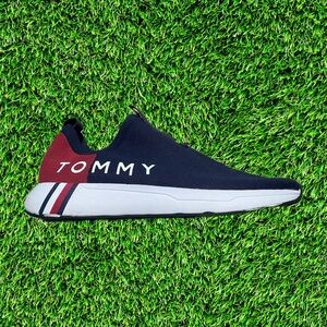 ‼️Women’s 11 Tommy Hilfiger✅Aliah Knit Slip On Sneakers - Dark Blue💙